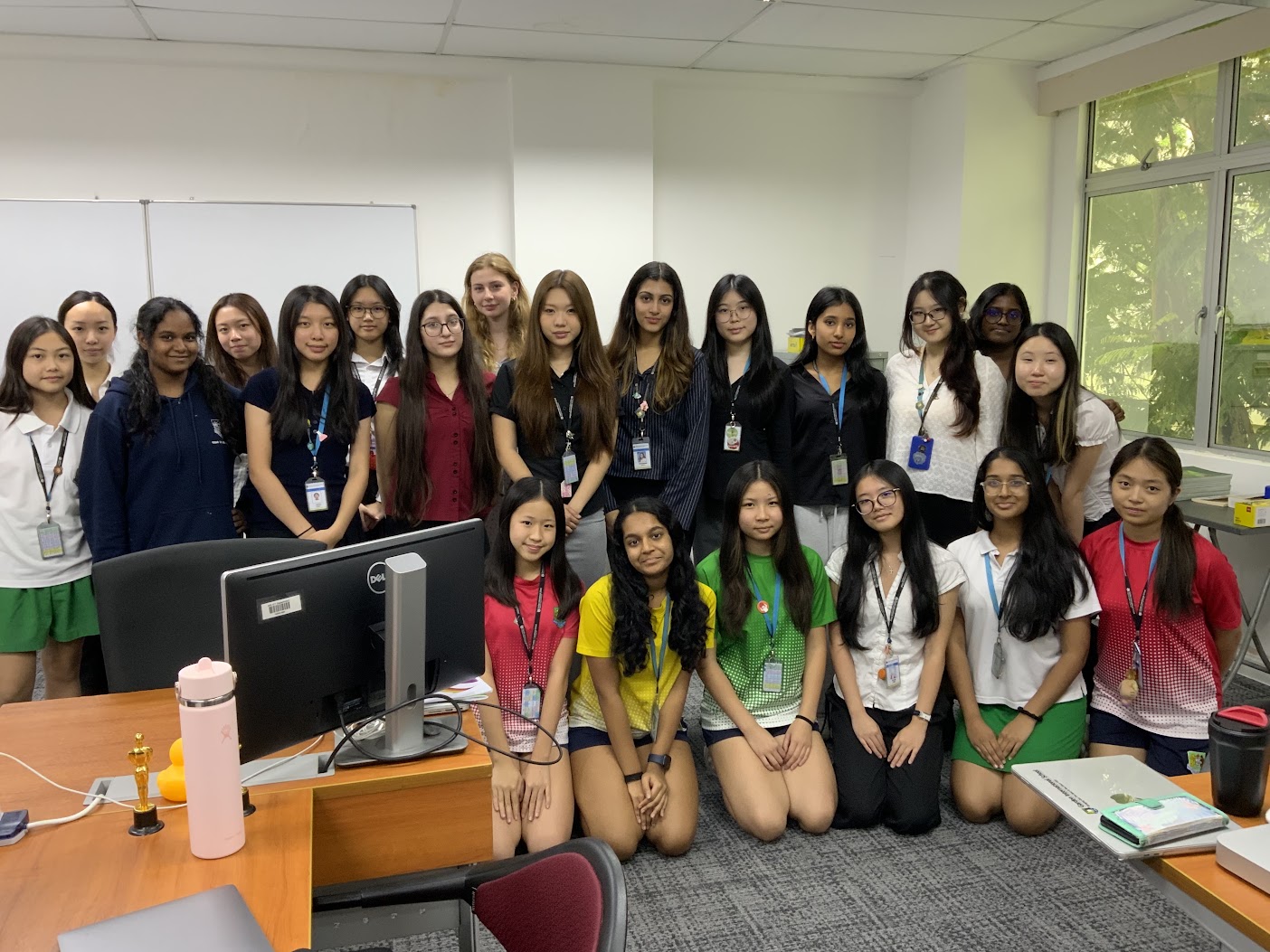 Girls In Code team for 2026–2027 at Garden International School